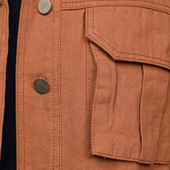 Lulu's Back to Reality Rusty Rose Cropped Jacket - Picture 3 of 3